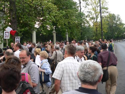 Manifestacja solidarności z Gruzją