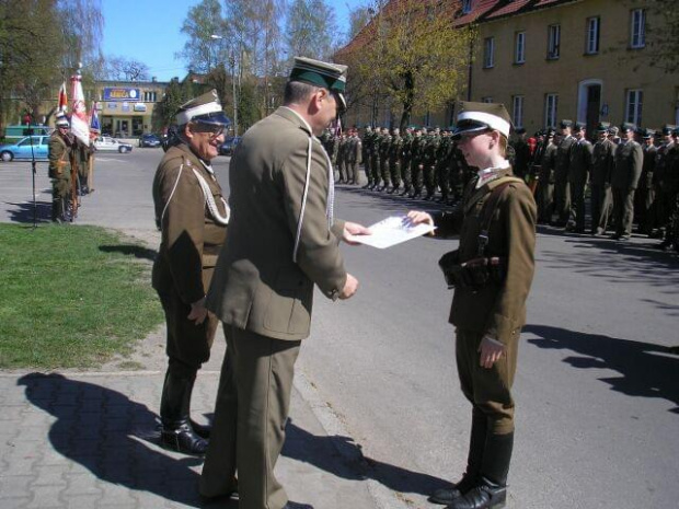 Odbieranie honorowej nominacji ułańskiej ;] w Ciechanowie