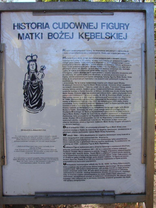 #Kębło #KapliczkaWKęble #Wąwolnica #MBK #MatkaBożaKębelska #pielgrzymka #ołtarz #otoczenie #historia