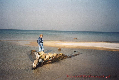 Krynica Morska 2003r. #Bałtyk #KrynicaMorska #Morze #Plaża #Polska #Urlop #Wczasy #Wypoczynek #Zima