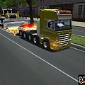 Scania z ponadgabarytem