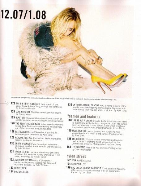 Nylon-magazine scans 2007