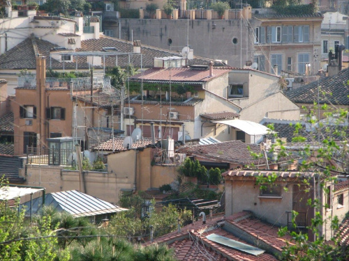 rzymskie dachy #rzym #włochy #roma #italia #dom #dach