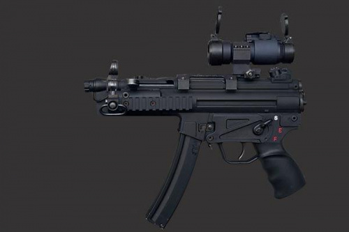 MP5K bez przedniego chwytu #MP5 #MP5K #PDW #kolimator #SMG #submachinegun