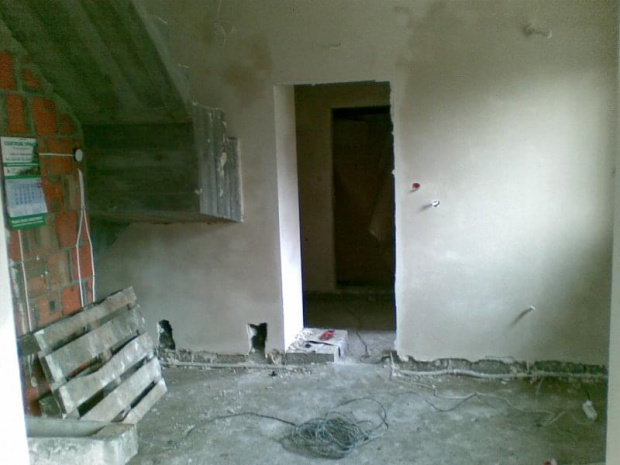 kuchnia-zmiany: pomniejszone okno... ze 180 do 150 cm. (szerokość)