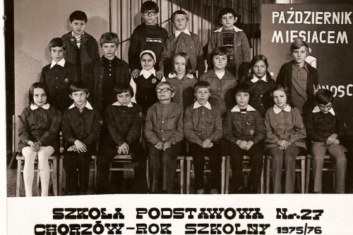 Mirek - zdjęcie klasowe - rok szk.75/76
