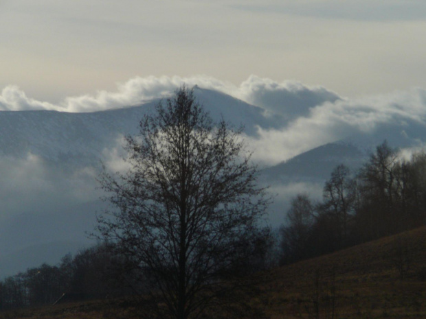 Śnieżka i wiatr