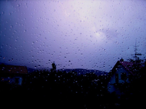 #burza #deszcz #piorun