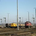 04.02.2008 Ruch na KOB : BR232, Zgrzewarka szyn oraz WM10.