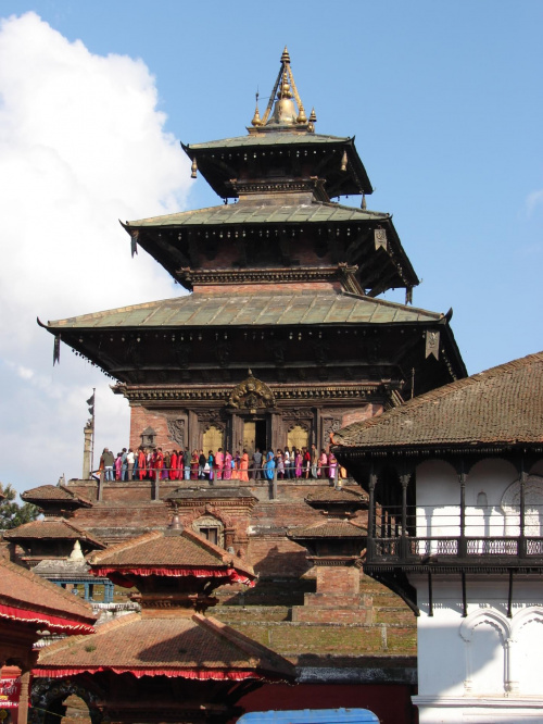 Hannuman Dhoka Durbar Sqare, Kathmandu , główna świątynia królewska