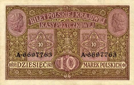 Polska 1914-1918 Generalne Gubernatorstwo Warszawskie Seria-Generał