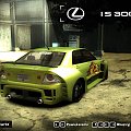 Lexus IS300 po tuningu w NFS MW