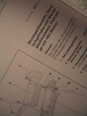 Repleitf PASSAT 94 Fahrwerk.93...13