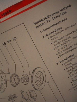 Repleitf PASSAT 94 Fahrwerk.93...12