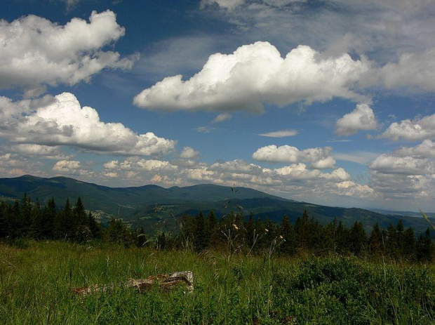 Panorama z Muńcuła (1165m n.p.m.)