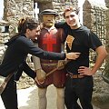 moje dzieci na zamku Mont Orgueil Castle Jersey 2006 #zamek