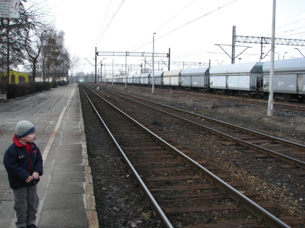 Chorzów Stary - w stronę Bytomia, na pierwszym planie Misiu :)