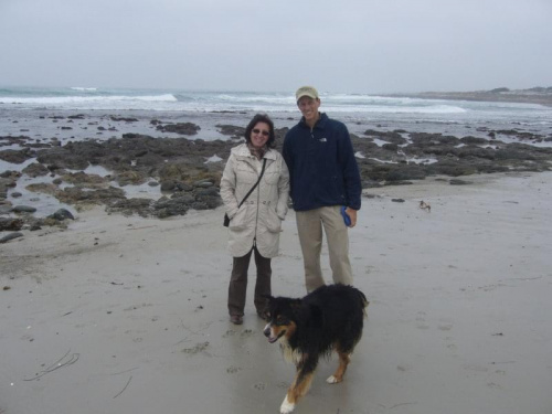 the beach close to Pacific Grove