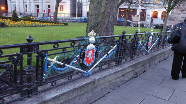 Aberdeen w trakcie zapadania zmierzchu i zapalania lamp... #Szkocja