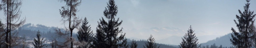 Tatry_z_Kubalonki #góry #krajobraz #panorama #pieszo #tatry #beskid