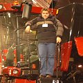 Ja na kombajnie Case IH AFX8010 #kombajn #traktor #rolnictwo #farmer #wystawa #Poznań