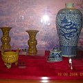 chińskie wazy w muzeum