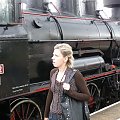 150 lat stacji Tarnowskie Góry #pkp #lokomotywa #parowóz #stacja #kolej #kobieta #para