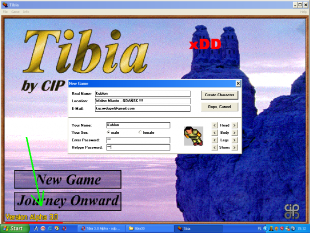 Tibia 3.0 Alpha :D