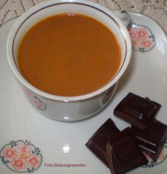 Kawa z czekoladą i Cacao Choix.Przepisy na : http://www.kulinaria.foody.pl/ , http://www.kuron.com.pl/ i http://kulinaria.uwrocie.info/ #kawa #CacaoChoix #kakao #napoje #podwieczorek #jedzenie #kulinaria