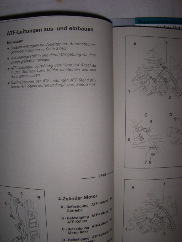 Repleitf Audi Cabrio Autom. Getriebe 01N.99...4