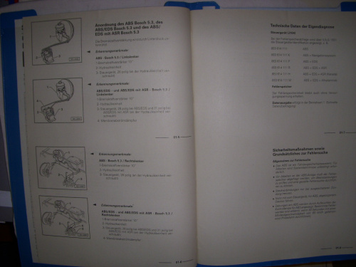 Repleitf VW PASSAT 97 Fahrwerk Eigend. ABS 97...2