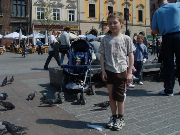 Pawełek i Jasio w Krakowie i Tatrach-maj 2008 z Agatką i Adasiem