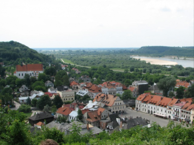 Kazimierz w deszczu