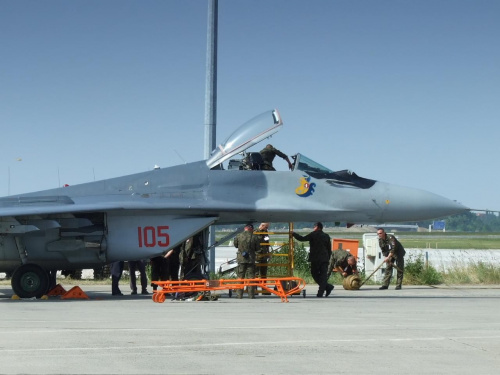 ILA 2008, Berlin, Mikoyan-Gurevich MiG-29A Fulcrum #ILA2008 #Berlin #samolot #samoloty #lotnictwo #AirShow