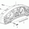 audi a8 2000r zegary schemat