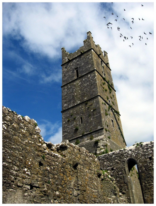 Claregalway abbey, wieża