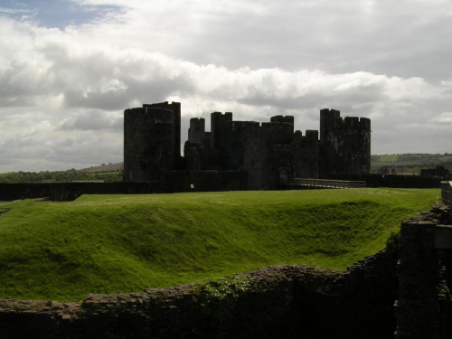 Zamek w Caerphilly #zabytki