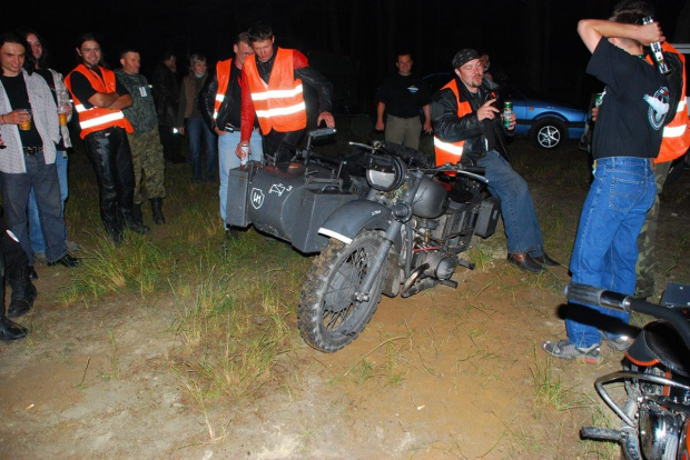 I RAJD NOCNY MOTOCYKLI ZABYTKOWYCH Kresy 2008