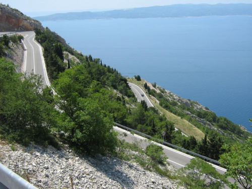 Jadranska magistrala - takie są drogi w Chorwacji, gdy zjedzie się z autostrady
