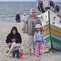 Krynica Morska-Ikulka,Kubulek , babcia Krysia i tatuś