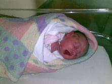 Dominiczka Ani :) własnie sie urodziła