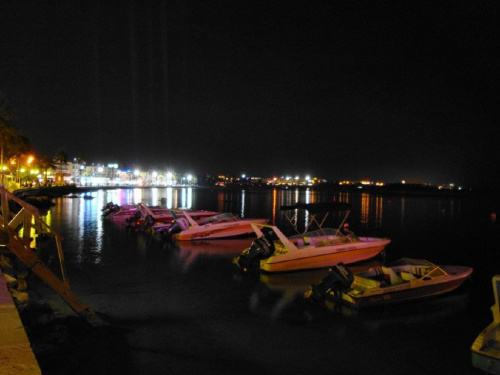 Cypr-Pafos,port w nocy