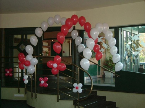 zdjęcia dekoracji balonowych #DekoracjeBalonowe #balony #BalonyReklamowe