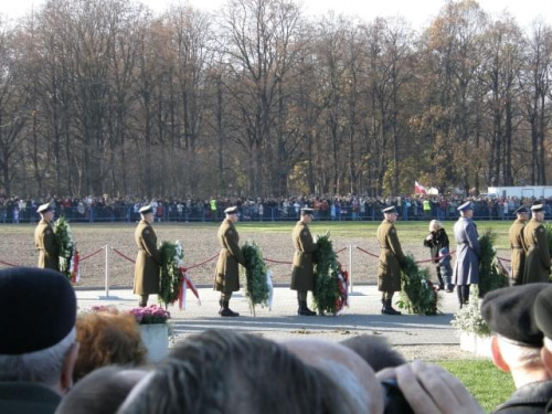 Warszawa w Swięto Niepodległości.