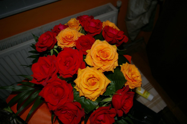 A to są kwiatki dla mojej żonki na urodziny