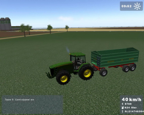 John Deere 8530 + Brantner Dreiachser #Gra #LandwirtschaftsSimulator #JohnDeere8530 #BrantnerDreiachser