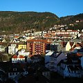 Bergen dzielnica Sandviken #norwegia #krajobraz #bergen #widoki #podróże #góry #morze