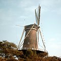 IX.2003 Leiden, Holandia, "Mistrza swiatla" - Rembrandt, tu niedaleko (Rijn) urodzil sie w podobnym wiatraku, a Jego Tato byl mlynarzem.