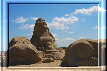 Dla wszystkich którzy nie mogli obejrzeć rzeżb w piasku w Gdańsku-Stogach #RzeżbyWPiasku #plaża #lwy