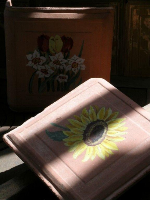 #słonecznik #kafel #promień
